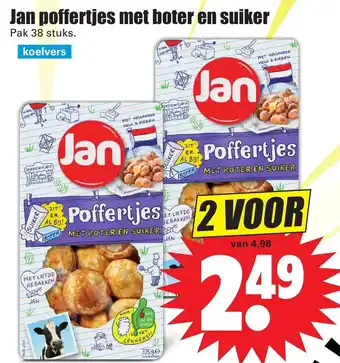 Dirk Jan poffertjes met boter en suiker aanbieding