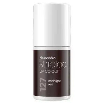 Kruidvat Alessandro Striplac UV Colour 127 Midnight Red Nagellak aanbieding