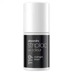 Kruidvat Alessandro Striplac UV Colour 119 Midnight Black Nagellak aanbieding