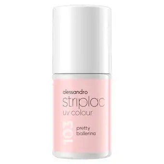 Kruidvat Alessandro Striplac UV Colour 103 Pretty Ballerina Nagellak aanbieding
