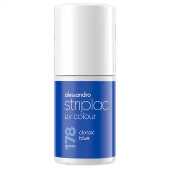 Kruidvat Alessandro Striplac UV Colour 178 Classic Blue Nagellak aanbieding