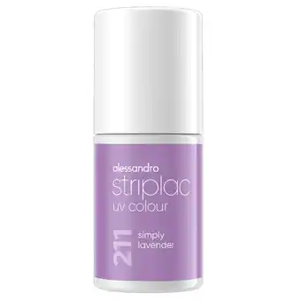 Kruidvat Alessandro Striplac UV Colour 211 Simply Lavender Nagellak aanbieding