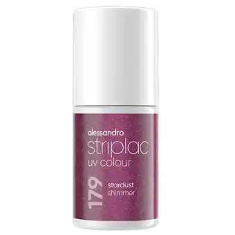 Kruidvat Alessandro Striplac UV Colour 179 Stardust Shimmer Nagellak aanbieding