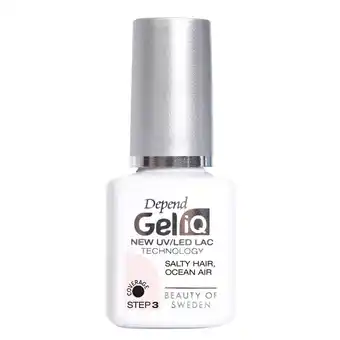 Kruidvat Depend Gel iQ Salty Hair, Ocean Air Gellak aanbieding