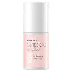 Kruidvat Alessandro Striplac UV Colour 104 Baby Pink Nagellak aanbieding