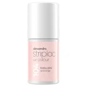 Kruidvat Alessandro Striplac UV Colour 104 Baby Pink Nagellak aanbieding
