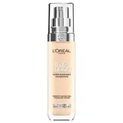 Kruidvat L'Oréal Paris True Match 1.5N Linen Foundation aanbieding