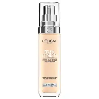 Kruidvat L'Oréal Paris True Match 1.5N Linen Foundation aanbieding