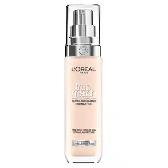 Kruidvat L’Oréal Paris 0.5R/C True Match Foundation aanbieding