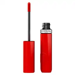 Kruidvat L'Oréal Paris Infaillible Laque Resistance 415 Red Bisou Lippenstift aanbieding