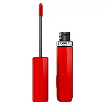 Kruidvat L'Oréal Paris Infaillible Laque Resistance 415 Red Bisou Lippenstift aanbieding