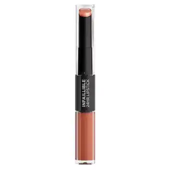 Kruidvat L'Oréal Paris Infaillible 24H 808 Limitless Beige Lipstick aanbieding