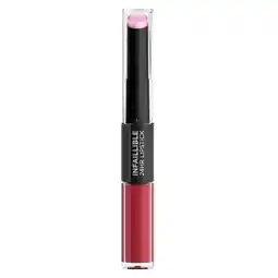 Kruidvat L'Oréal Paris Infaillible 24H 302 Rose Eternite Lipstick aanbieding