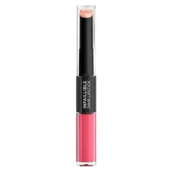 Kruidvat L'Oréal Paris Infaillible 24H 804 Metroproof Rose Lipstick aanbieding