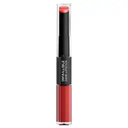Kruidvat L'Oréal Paris Infaillible 24H 435 Fearless Corail Lipstick aanbieding