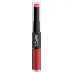 Kruidvat L'Oréal Paris Infaillible 24H 435 Fearless Corail Lipstick aanbieding