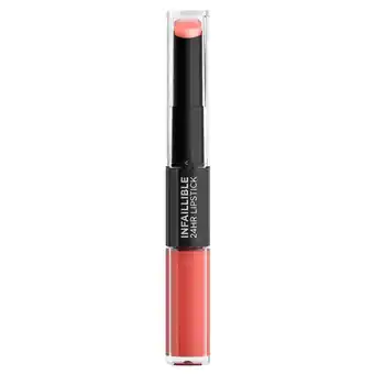 Kruidvat L'Oréal Paris Infaillible 24H 312 Incessant Russet Lipstick aanbieding