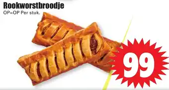 Dirk Rookworstbroodje aanbieding