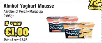 Budget Food Almhof Yoghurt Mousse aanbieding