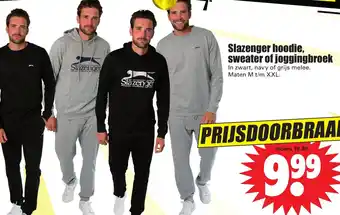 Dirk Slazenger hoodie, sweater of joggingbroek aanbieding