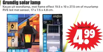 Dirk Grundig solar lamp aanbieding