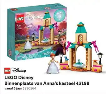 Intertoys Lego Disney Binnenplaats van Elsa's kasteel 43198 aanbieding