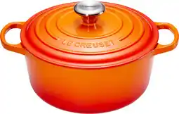 Coolblue Le Creuset Signature Ronde Braadpan 26 cm Oranjerood aanbieding