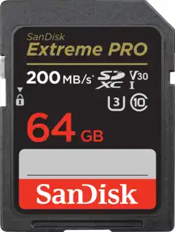 Coolblue SanDisk SDXC Extreme Pro 64GB 90MB/s aanbieding