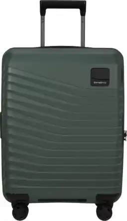 Coolblue Samsonite Intuo Expandable Spinner 55cm Olive Green aanbieding