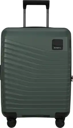 Coolblue Samsonite Intuo Expandable Spinner 55cm Olive Green aanbieding