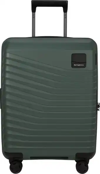 Coolblue Samsonite Intuo Expandable Spinner 55cm Olive Green aanbieding