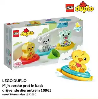 Intertoys Lego Duplo Mijn eerste pret in bad: drijvende dierentrein 10965 aanbieding