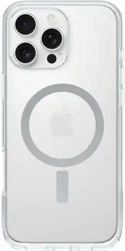 Coolblue Otterbox Symmetry Apple iPhone 16 Pro Max Back Cover met MagSafe Magneet Transparant aanbieding