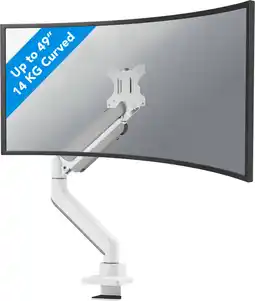 Coolblue Neomounts NEXT Core DS70PLUS-450WH1 voor 17-49 schermen Monitorarm Wit aanbieding