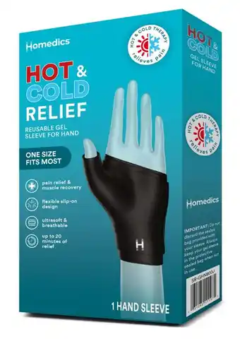 De Online Drogist Homedics Hot & Cold Relief Hand Gelkompres aanbieding