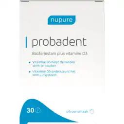 De Online Drogist Nupure Probadent Tabletten aanbieding