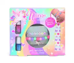 De Online Drogist Casuelle Unicorn Nail Art Giftset met Armband aanbieding