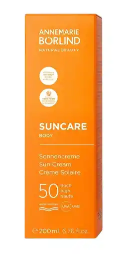 De Online Drogist Annemarie Borlind Suncare Body Suncream SPF50 aanbieding