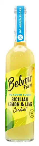 De Online Drogist Belvoir Fruit Farms Sicilian Lemon & Lime Siroop aanbieding