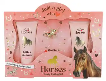 De Online Drogist Love Horses Geschenkset Bad aanbieding