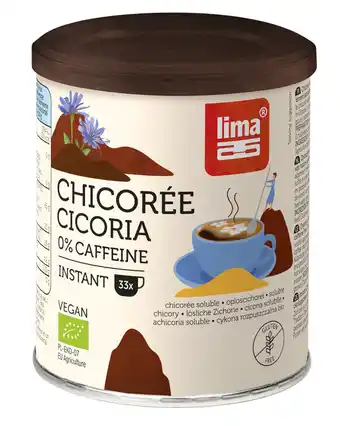 De Online Drogist Lima Chicory Instant 0% Caffein Bio aanbieding
