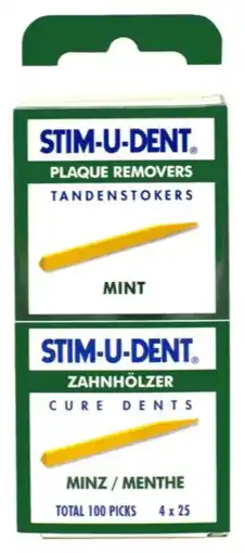 De Online Drogist Stimudent Tandenstokers Mint aanbieding