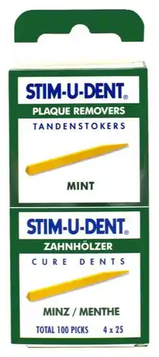 De Online Drogist Stimudent Tandenstokers Mint aanbieding