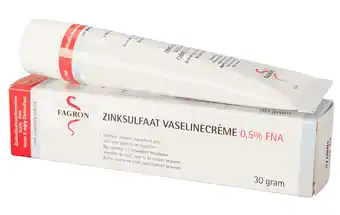 De Online Drogist Fagron Zinksulfaat Vaselinecrème 0,5% FNA aanbieding