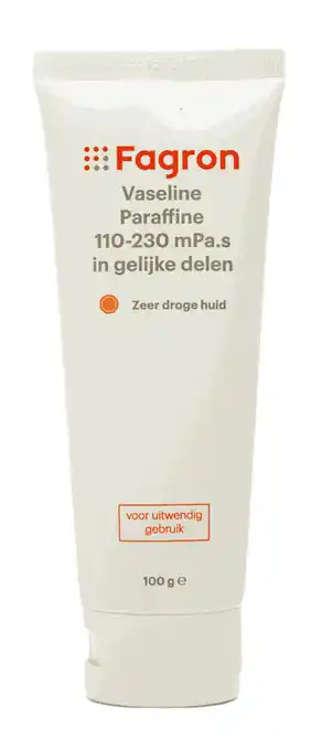 De Online Drogist Fagron Vaseline Paraffine 110-230 mPa.s Zeer Droge Huid aanbieding