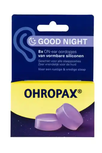 De Online Drogist Ohropax Oordopjes Good Night aanbieding