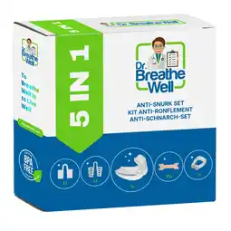 De Online Drogist Dr. Breathe Well Anti Snurk pakket 5-in-1 aanbieding