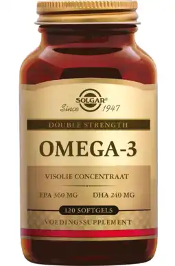 De Online Drogist Solgar Omega-3 (Visolie) Double Strength Softgels aanbieding