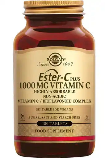 De Online Drogist Solgar Ester-C Plus Vitamine C 1000 mg Tabletten aanbieding