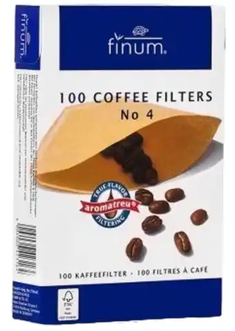 De Online Drogist Finum No 4 Koffie Filters aanbieding